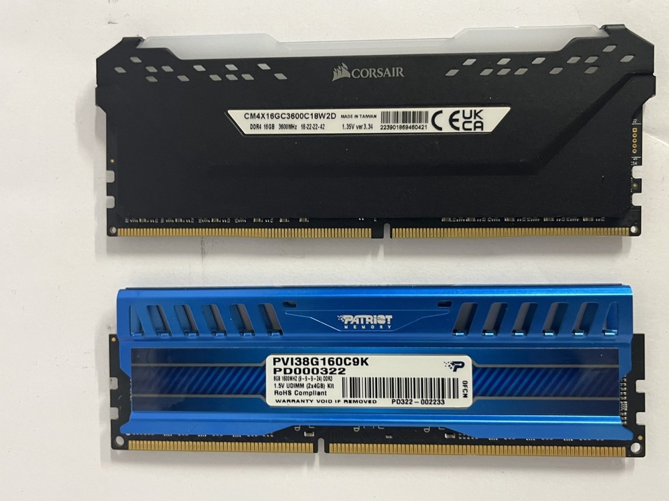 Internal Computer Components List Mixed Lot DDR RAM Memory Module Internal Computer PC - Corsair, Samsung ...