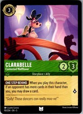 Clarabelle - Contented Wallflower Shimmering Skies 90/204 Uncommon Lorcana NM