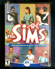 The Sims CD-ROM 2002 EA Electronic Arts Brand New Factory Sealed, PC , Windows