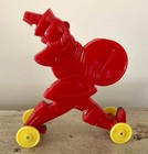 Vintage Christmas ROSBRO Plastic SANTA CLAUS LOLLIPOP HOLDER — photo 3