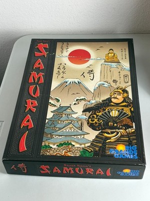 Samurai Board Game Reiner Knizia 1998 vintage %100 complete Clean