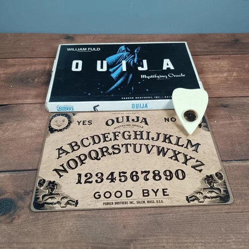 Vintage William Fuld Ouija Mystifying Oracle Board Parker Brothers Salem Mass