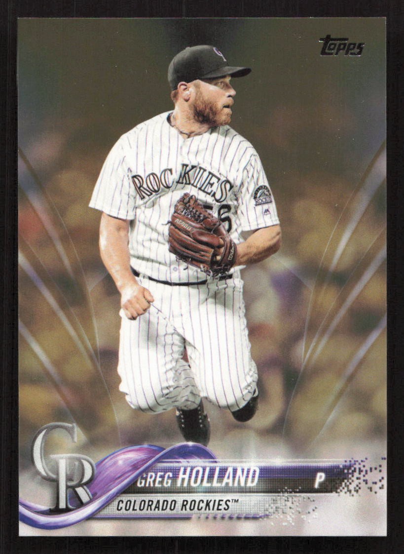 2018 Topps Greg Holland Gold #/2018 SN #269 Card