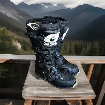 ONEAL Rider MX Black Boots Motorcycle Motocross Mens 9 US