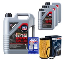 BOSCH Ölfilter 8 L Liqui Moly Top Tec 4300 5W-30 für Renault Trafic III Kasten