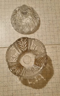 Kristal Bonbonschale Mit Deckel