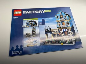 LEGO Factory 10190 Modular Buildings Market Street Instruction Manual ONLY RARE