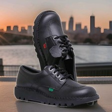 Image of Kickers Kick Lo M Core Leather Lace Up Shoes *FREEPOST* Size UK10/EU44