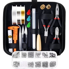 PAXCOO Jewelry Making Supplies Kit with Tools, Wires, Findings for Jewelry
