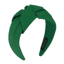 Top Knot Headband for Women Green Non Slip Fashion Wide Knotted Headbands Hai...