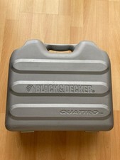 Black & Decker Quattro Gray Cordless Power Tool Toolbox Carrying Case - Only