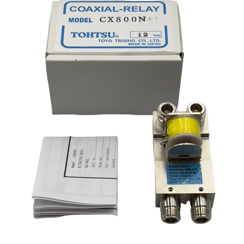 CX-800N CX800N TOHTSU DPDT Coaxial Relay Switch RF 12V N TYPE - Picture 3 of 3