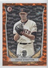 2014 Bowman Draft Top Prospects Orange Ice 16/25 Chris Stratton #TP-79 0b2