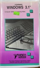 Video Professor: Windows 3.1 Computer Software Learning video VHS, 1990