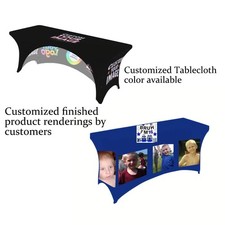 6FT Personalized tablecloths custom tablecloth with business Birthday Party logo