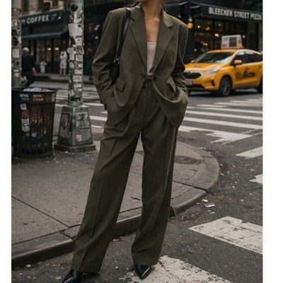 Pierre Balmain Paris Vintage Men's Olive Suit Size 40R ''Marseille''