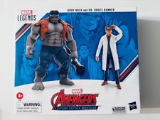 Marvel Legends - Avengers - Gray Hulk and Dr. Bruce Banner Set - Light Box Wear