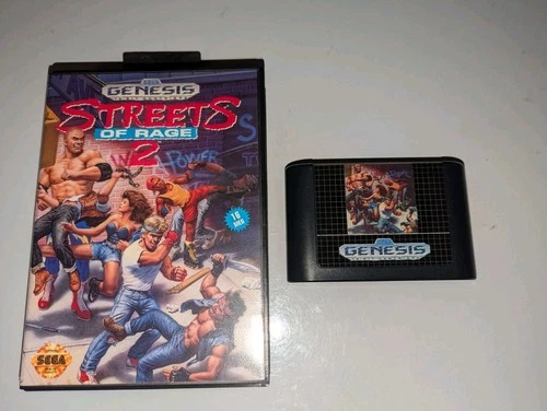 Streets of Rage 2 / Sega Genesis / With Original Box / Free Shipping