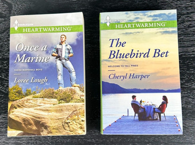 Harlequin Heartwarming Lot of 2 Inspirational Romance Paperbacks - Once a Marine