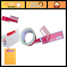 Tamper Proof Security Tape Seals - 1.9" x 55 Yards, Precut, Super Thick Void Fil