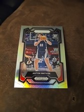 2024 Panini Prizm Draft Picks - Anton Watson #76 Silver Prizm (RC)