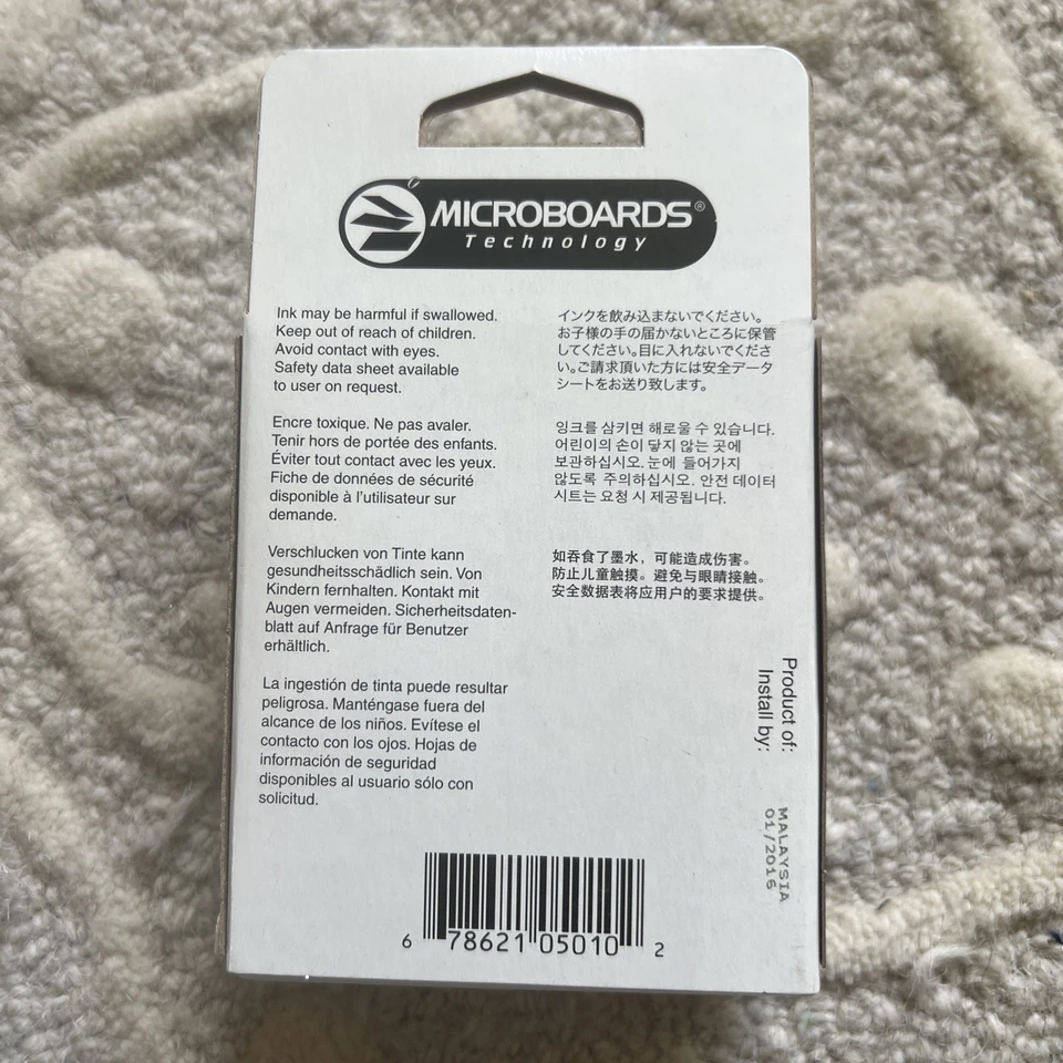 Brand New MICROBOARDS Black Ink Cartridge V101B - Image 2 of 3