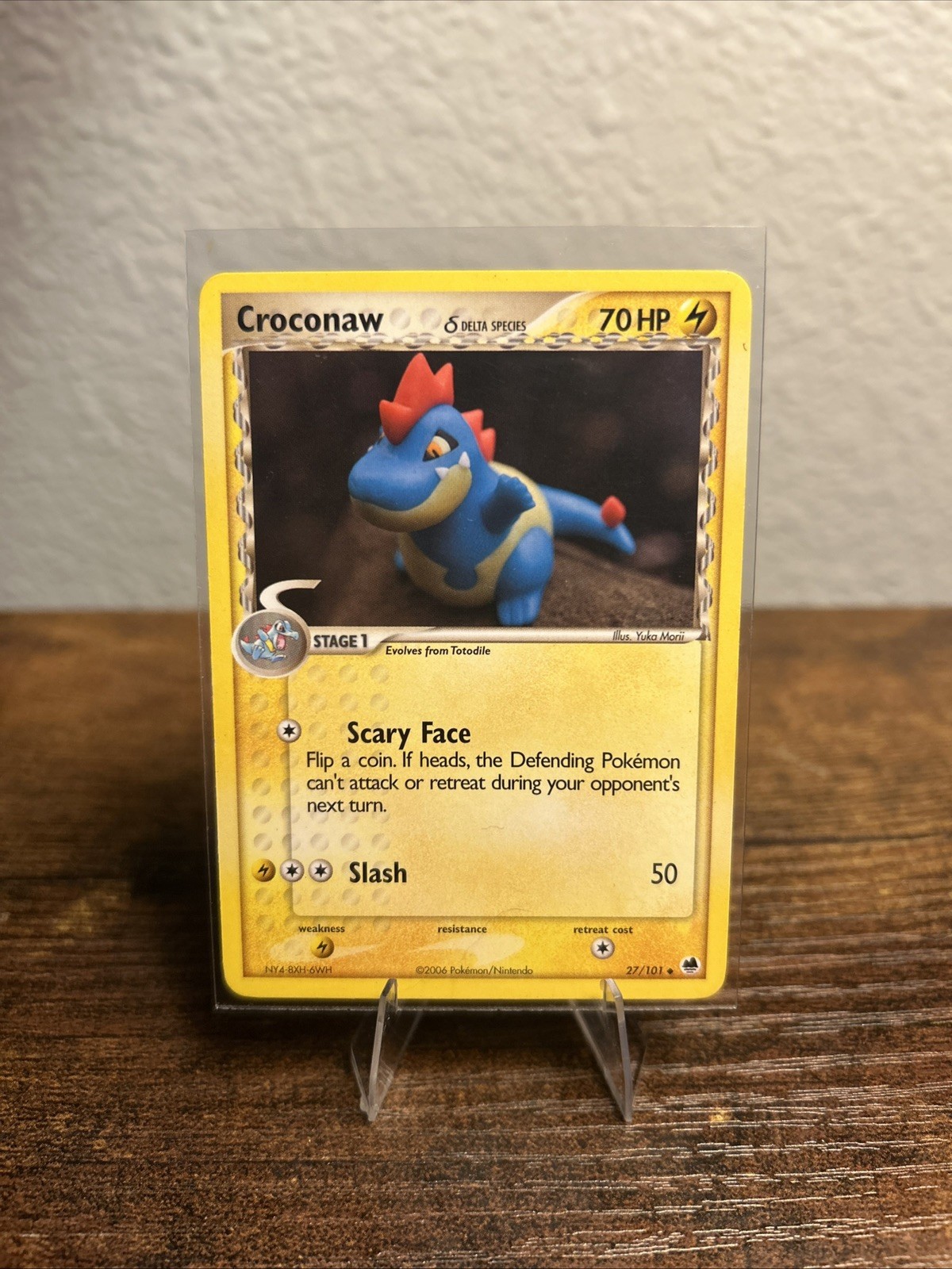 Croconaw (Delta Species) 27/101 Dragon Frontiers Regular
