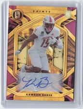 2021 Panini Gold Standard #196 Kawaan Baker Rookies Autographs Rose Gold #/25
