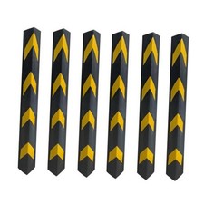 27" Rubber Garage Wall Protector Corner Guard for Parking Lot Warehouse Edge,