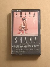 Shana - I Want You (Cassette, 1989, Vision Records) Electro-pop / VR 3316 / Used