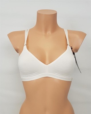 Sloggi S Serenity Bralette Creme Angora 6308/PB bügellos Bustier NEU 1A