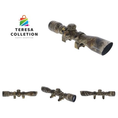 4x32mm Diamond Reticle Riflescope with Weaver Rings for Precision Shooting