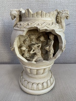 Venetian Renaissance Victorian Roman Greek Water Musical Fountain Vase Urn