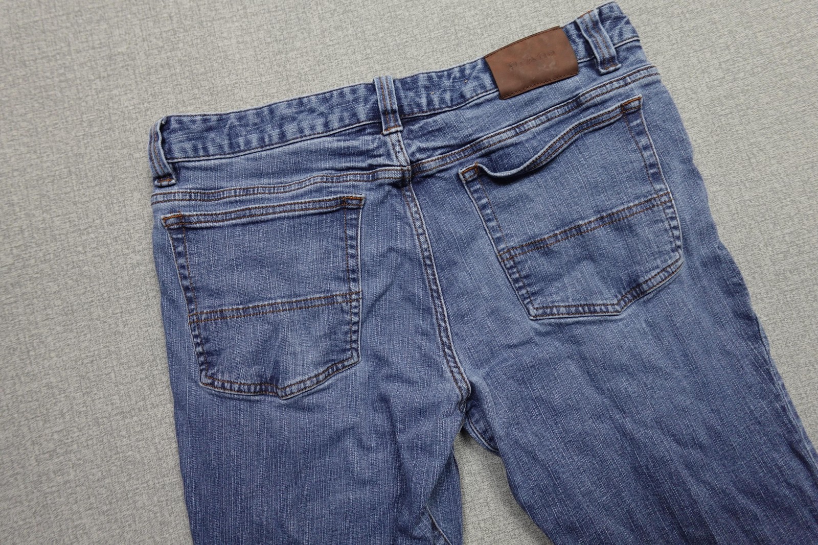 S 32x30 Blue Medium Wash Denim Casual Pants Stretch1