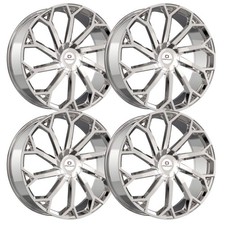 Set-4 Cavallo Clv-51 18x8 4x100 35mm Nano Chrome Wheels Rims 18 Inch