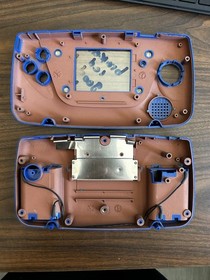 blue AUTHENTIC ORIGINAL sega game gear replacement shell- FAST SHIPPING