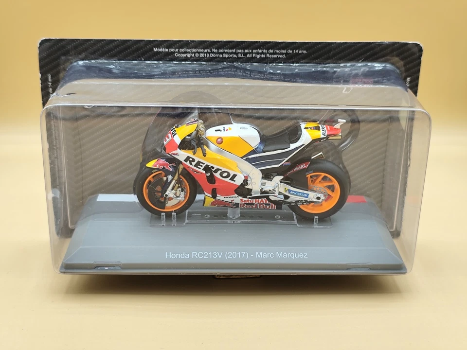 1/18 Honda RC213V Moto GP 2017 M. Marquez IXO Altaya - Photo 1/1