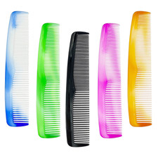 50 Pcs Hair Combs Set Pocket Fine Plastic Hair Combs for Women and Men, Fine Dre