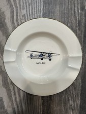 Ceramic Ash Tray Ford Tri-Motor Airplane