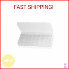 Teensery 4 Pcs AA and AAA Battery Storage Case 8 Slots Plastic Battery Organizer