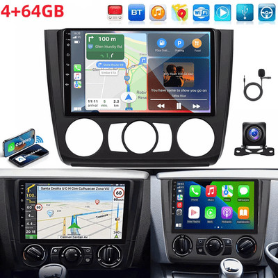 4+64G CarPlay Android15 Autoradio GPS Navi für BMW 1 Series E81 E82 E88 WiFi DSP