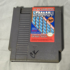 GameTek Jeopardy! Junior Edition NES NTSC-U/C Quiz & Trivia Game Cartridge