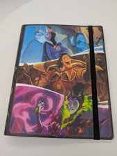 Disney Villains 9-Pocket Binder/Portfolio Holds 252 Cards 2025 Lorcana EMPTY