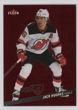 2025-26 Upper Deck Fleer Ultra Medallions Ruby Red 32/50 Jack Hughes #M-3 1u0d