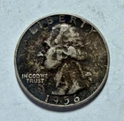 1956-P Washington Quarter / 90% Silver / Circulated