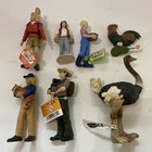 Safari Ltd Animal People Figures Kathy Nicole Janet Jim Ostrich Rooster Schleich