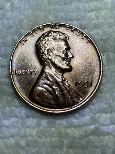 1951 No Mint Wheat Penny - Error On “L” In Liberty. DDO on Obverse and Reverse