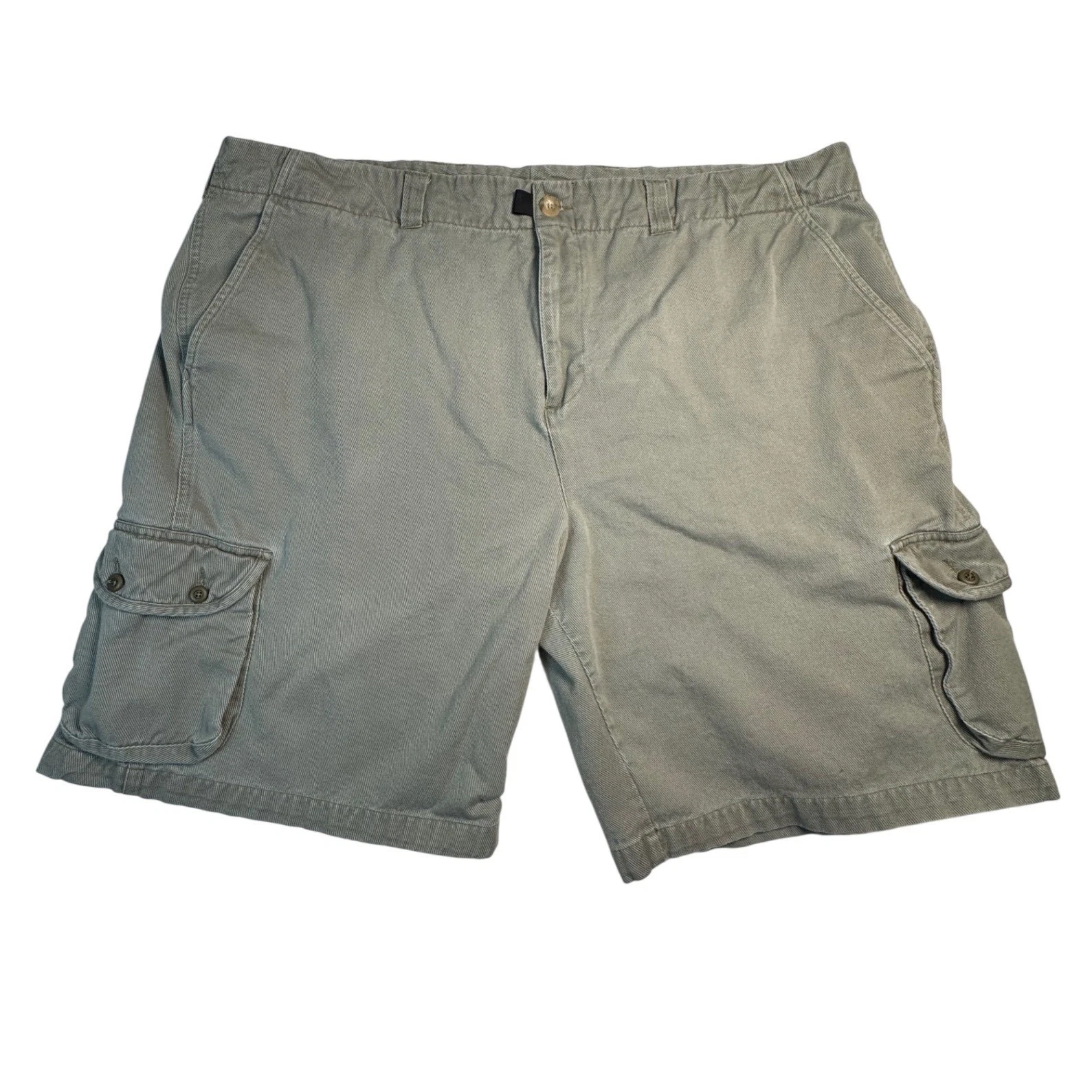 Nike ACG Cargo Shorts Men Size 40 Gray Sage Green Utility Hiking Twill Cotton