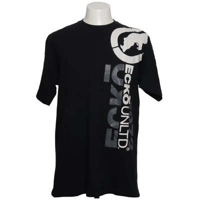 Ecko Unltd, T-shirt, Größe: L, Schwarz, Print, Herren #CKf