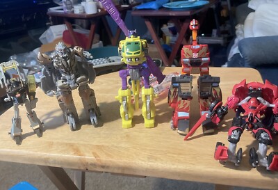 TRANSFORMERS 5 FIGURE LOT. MISSING PARTS